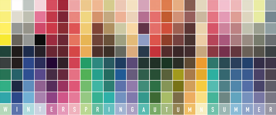 I colori delle 4 palette 